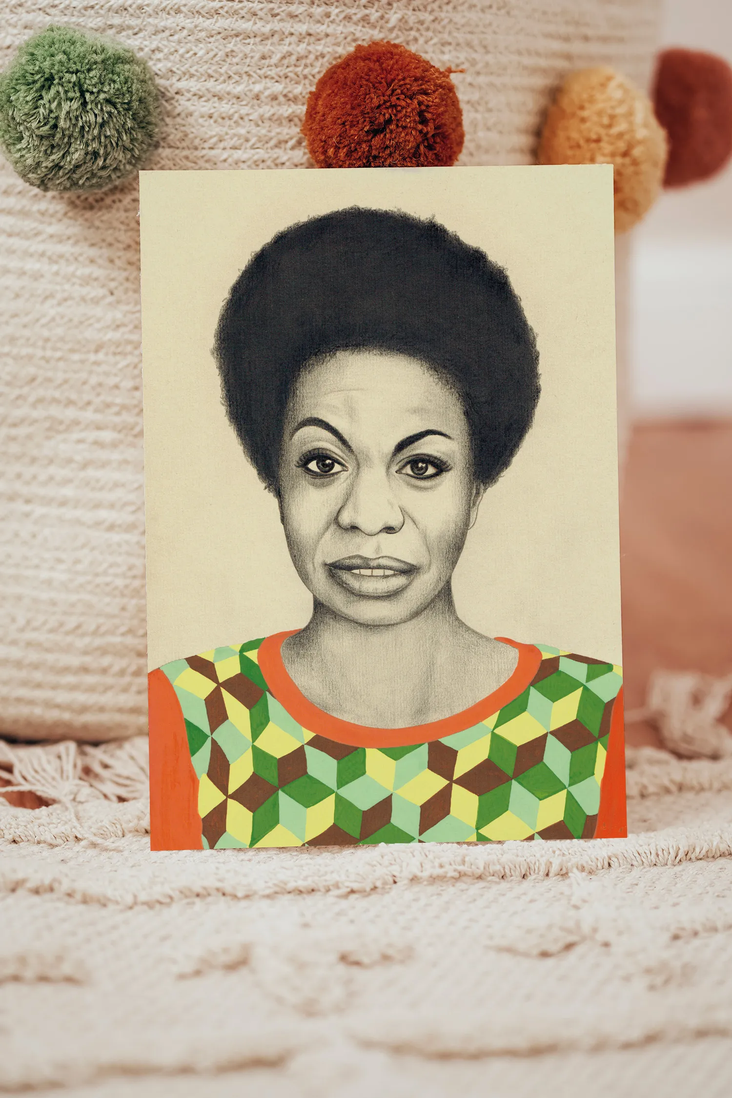 Mockup cartes postales culturelles