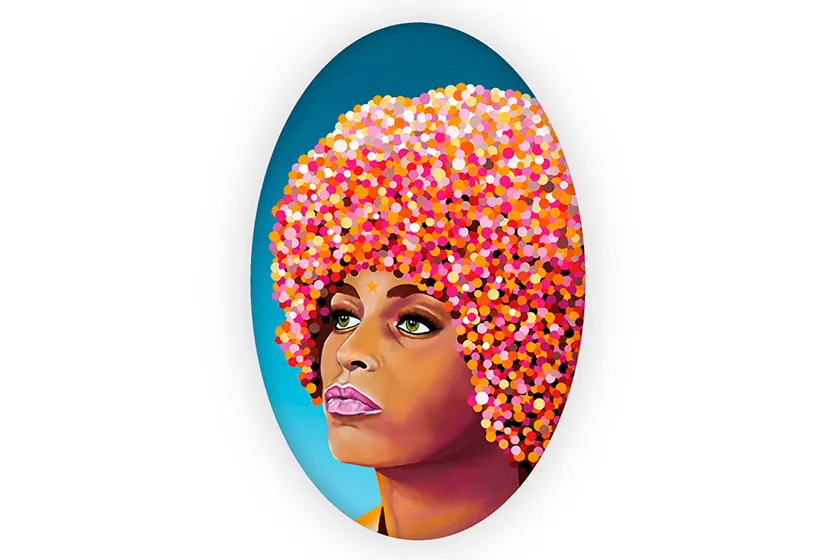 Broche Angela Davis