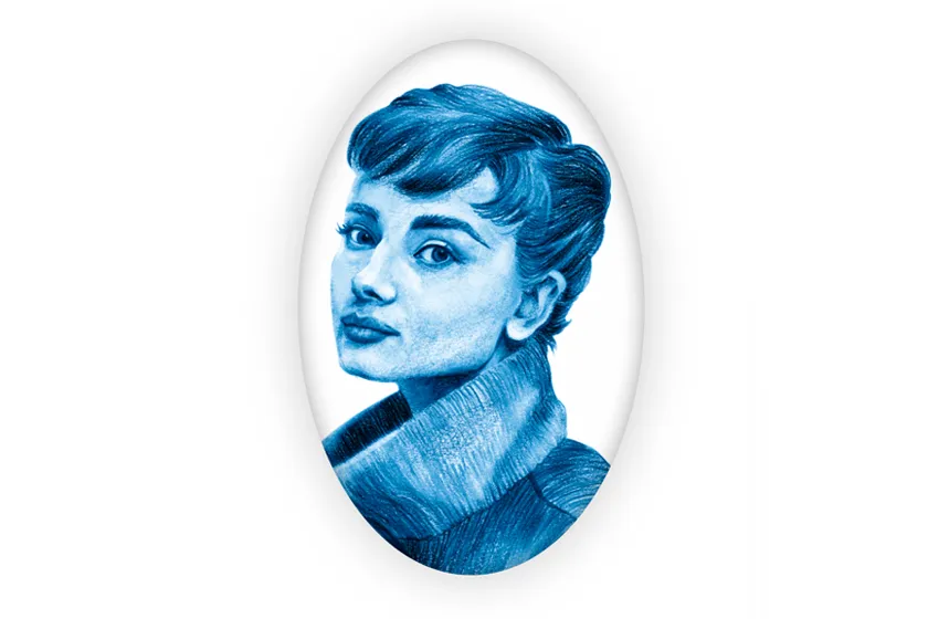 Broche Audrey Hepburn