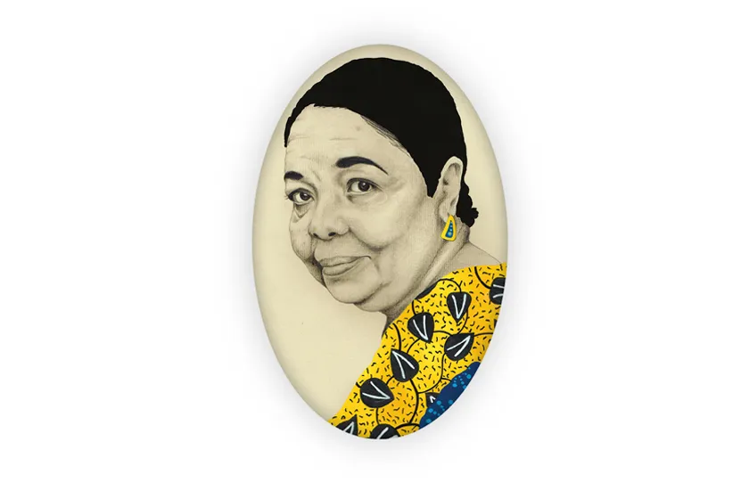 Broche Cesária Evora