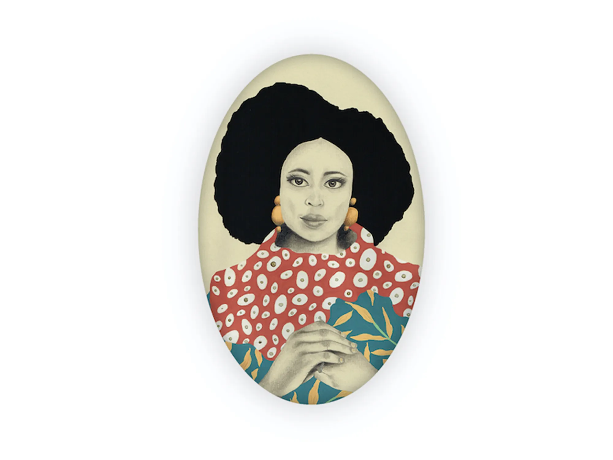 Broche Chimamanda Ngozi Adichie