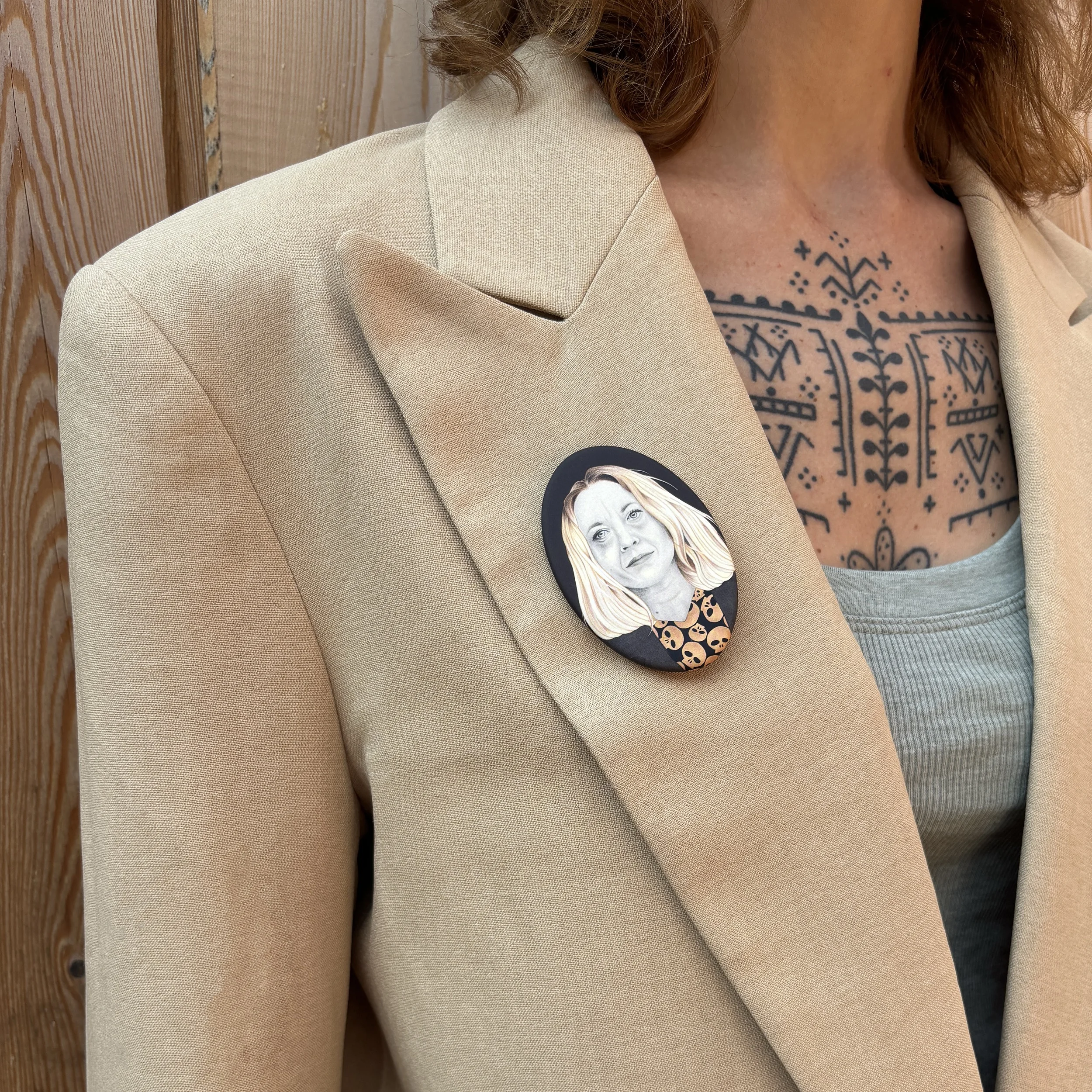 Broche Virginie Despentes