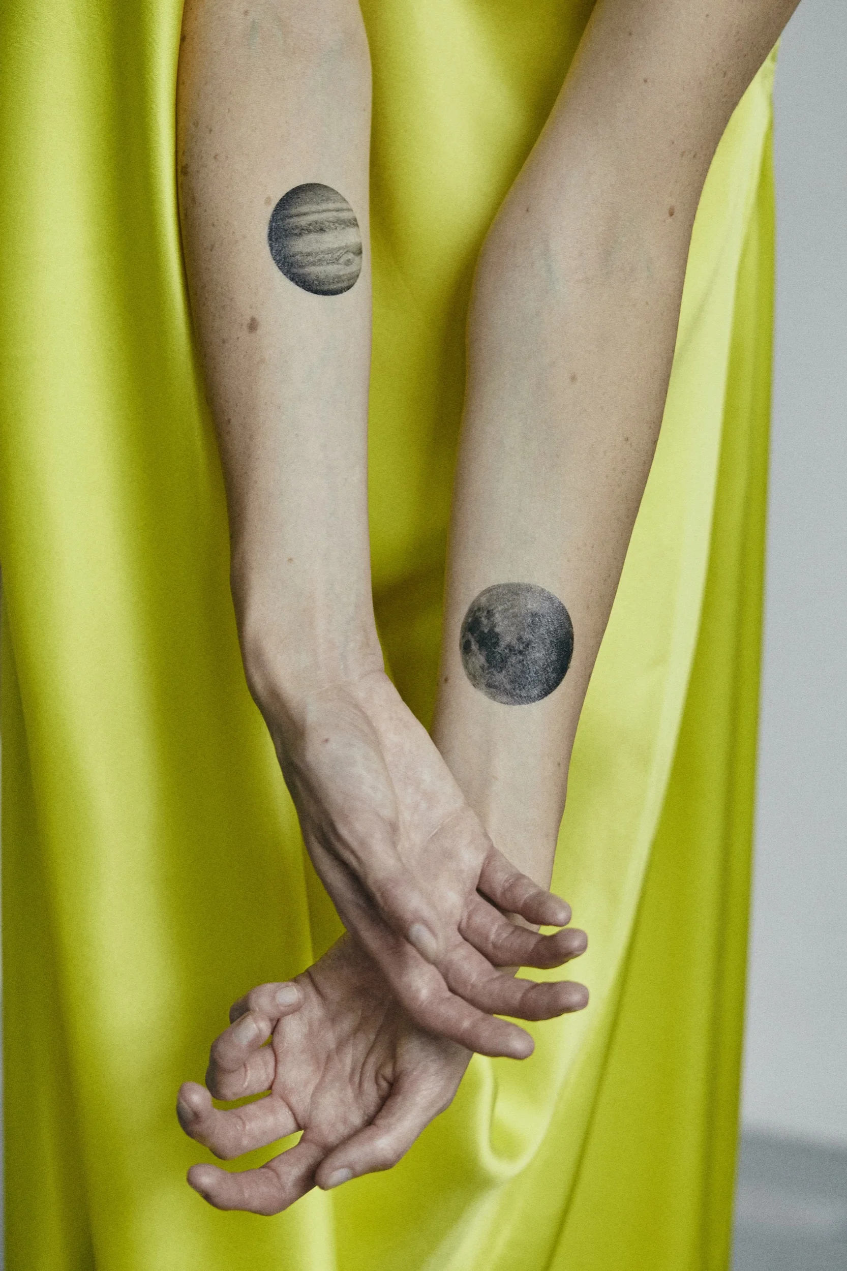 Tatouage éphémère Planètes