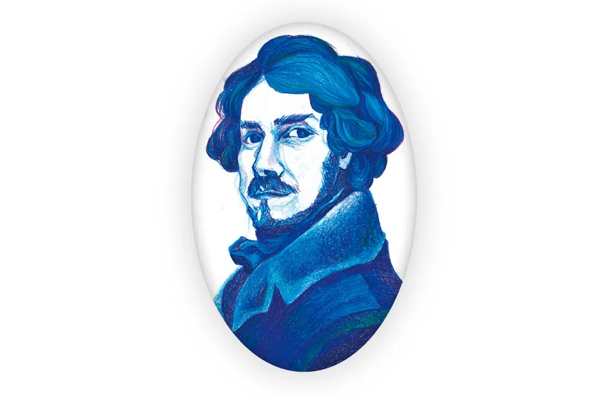 Broche Eugène Delacroix