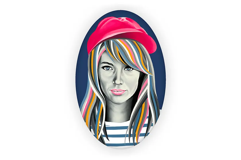 Broche Françoise Hardy