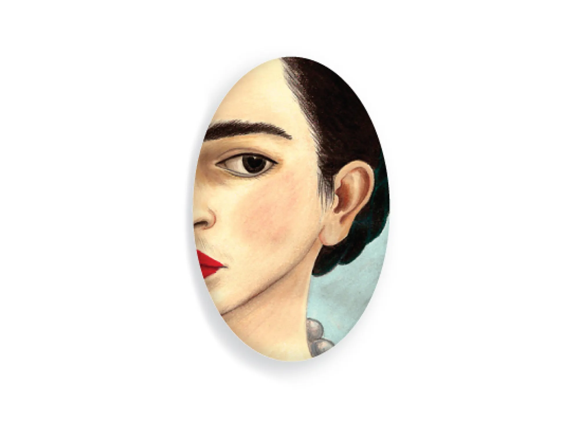 Broche Frida Kahlo (Détail)