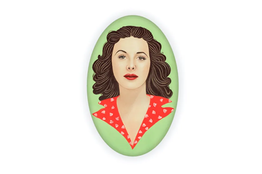 Broche Hedy Lamarr