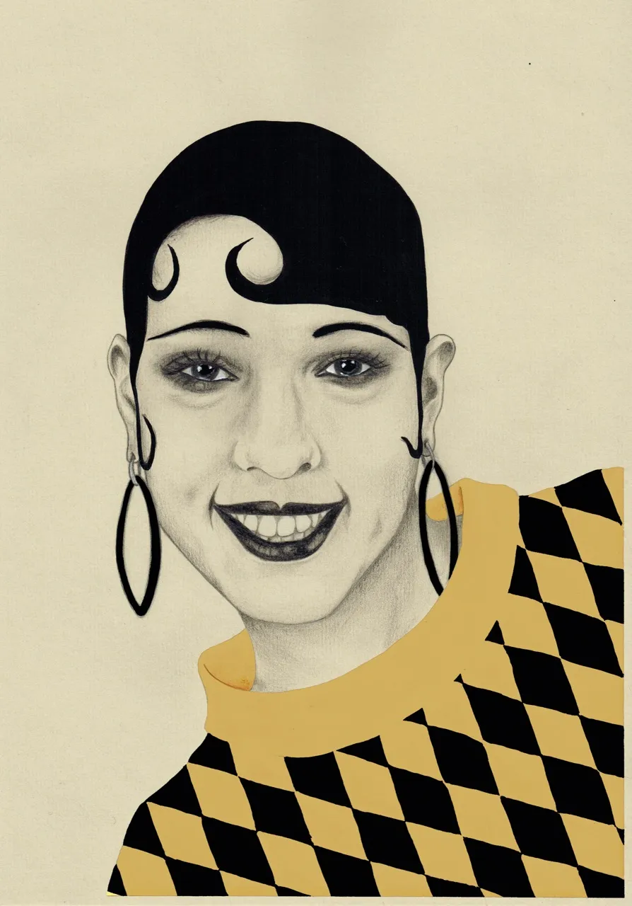 Carte postale Joséphine Baker