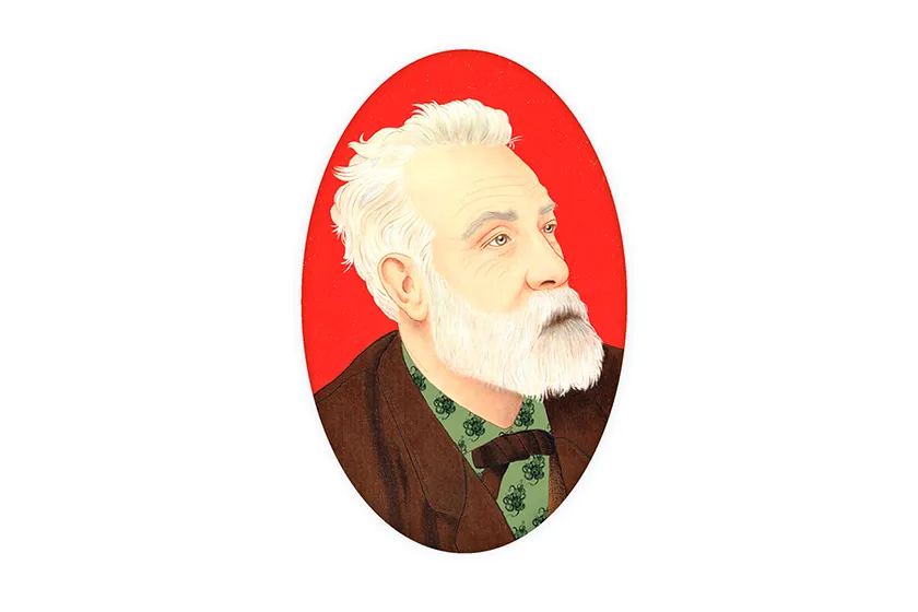 Broche Jules Verne