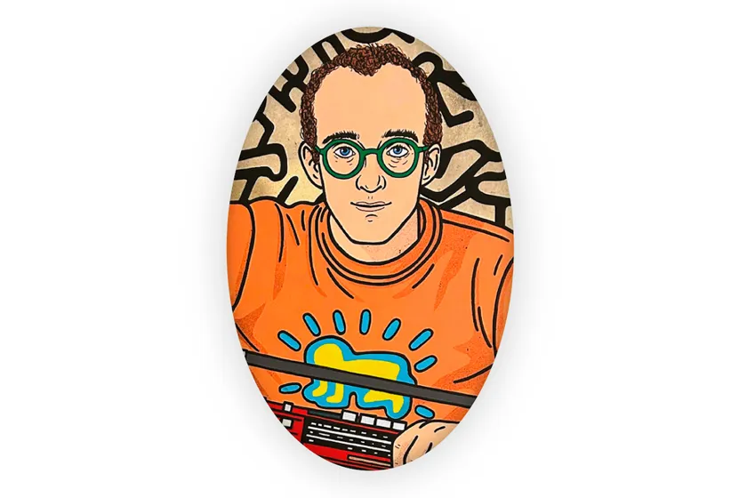 Broche Keith Haring