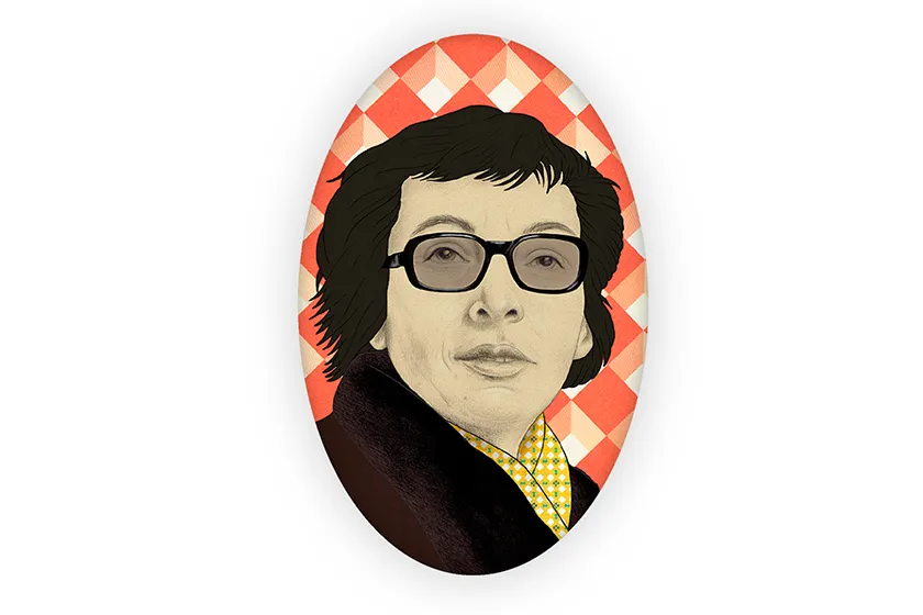 Broche Marguerite Duras