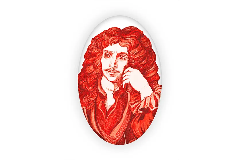 Broche Molière