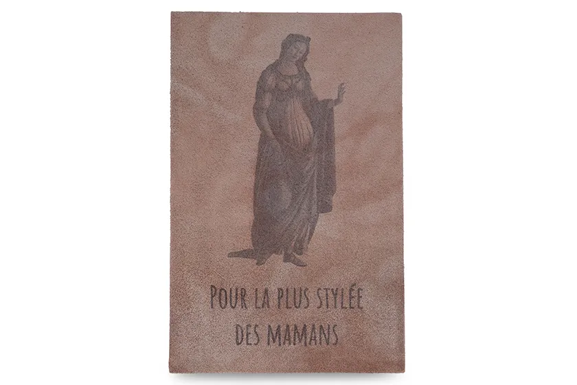 Carte postale cuir Pour la plus stylée des mamans – Botticelli