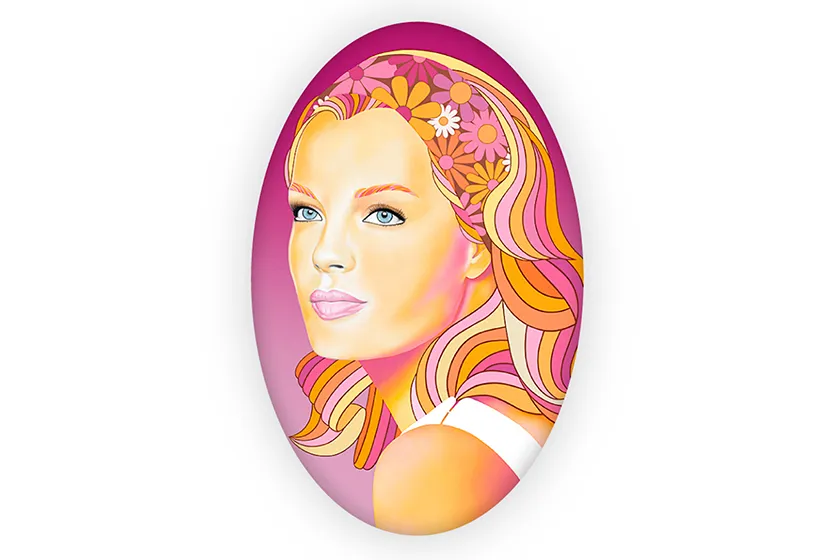 Broche Romy Schneider