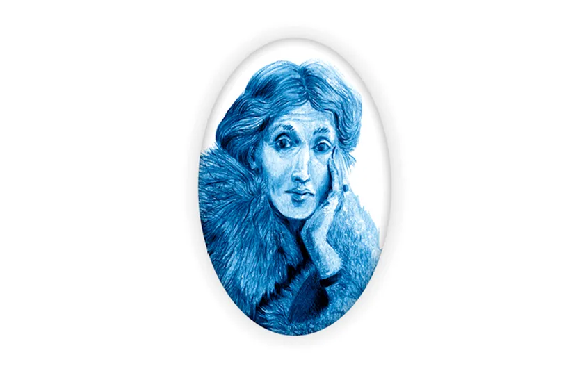 Broche Virginia Woolf