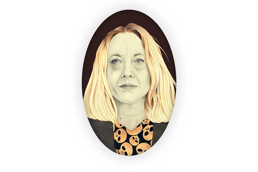 Broche Virginie Despentes (Noir)